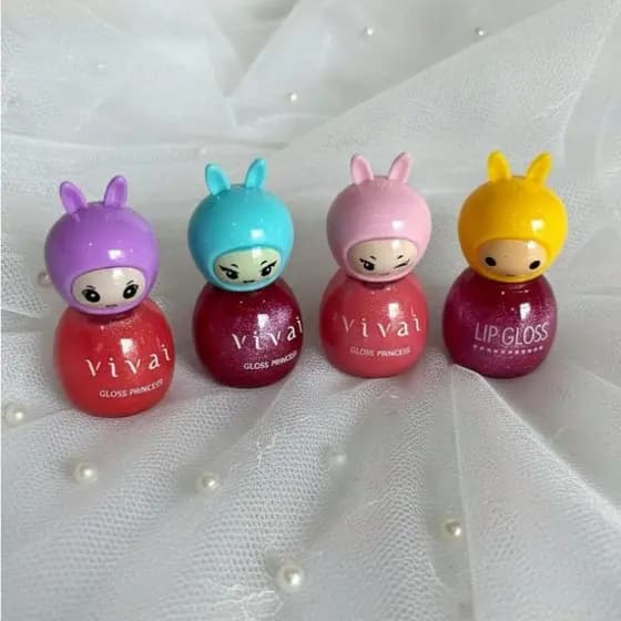 Lip Gloss Little Princess – Brilho Suave - Kit 2 unidades sortidas