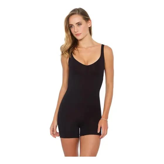Body Macaquinho Modelador Corporal Com Abertura Higiênica Sem Costuras Laterais Emana® Plié