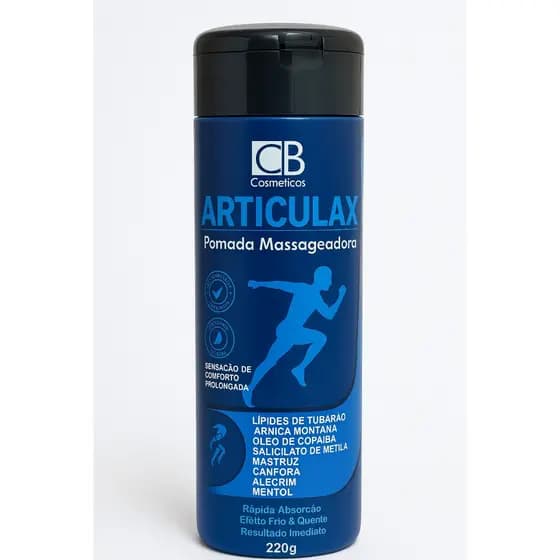 Pomada Massageadora Corporal Alívio Imediato Para Dores Musculares e Articulares