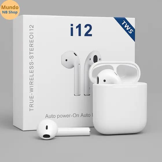 Fone De Ouvido i12 Tws Bluetooth V5.0 Touch