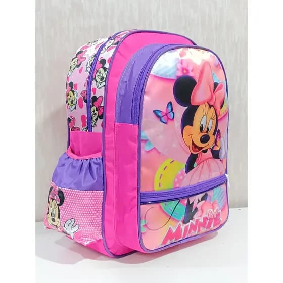 Mochila Escolar Infantil de Personagens Minie Grande