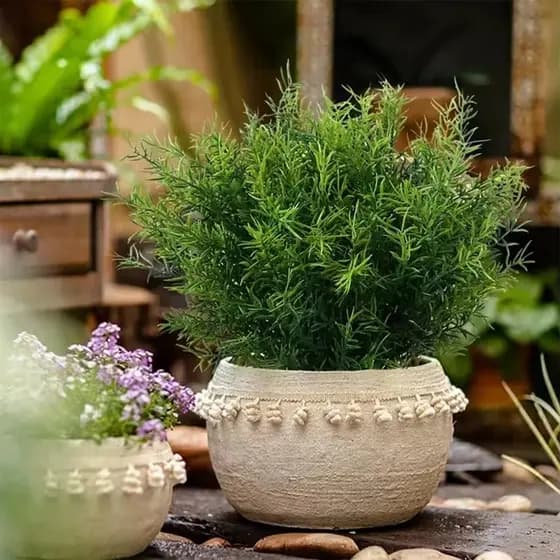 Buquê de Alecrim Artificial Matinho Plantas Folhas Folhagem Decoração Jardim Vertical - DZ801621