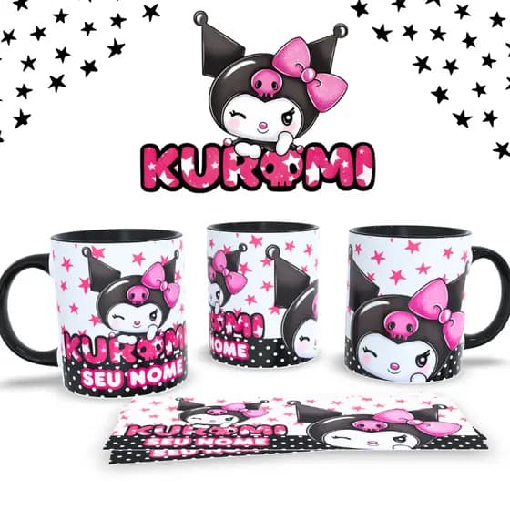 Caneca Kuromi Personalizada
