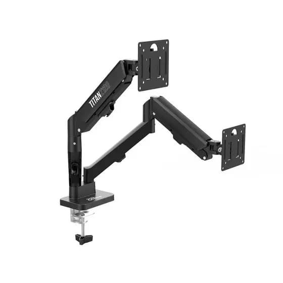 Suporte de Mesa Dr. Office Titan Z120, Articulado, Com Pistão, Para 2 Monitores de Até 32 Pol
