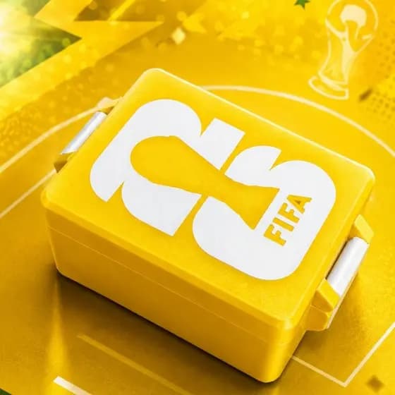 Caixa de Figurinhas Copa do Mundo Compacta