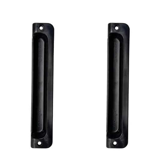 2 Puxador Embutidor Vertical Visa Cooler Refrimate Preto