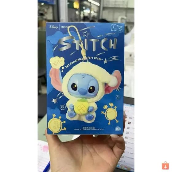 Disney Stitch Blind Box – Cute “Eat Something Before Sleep” Series | Surprise Figure Collectible