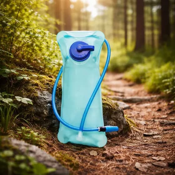 Refil D'água 2L Com Mangueira Para Mochila Hidratação Bike Ciclismo Camping Trilha Bolsa Bicicleta