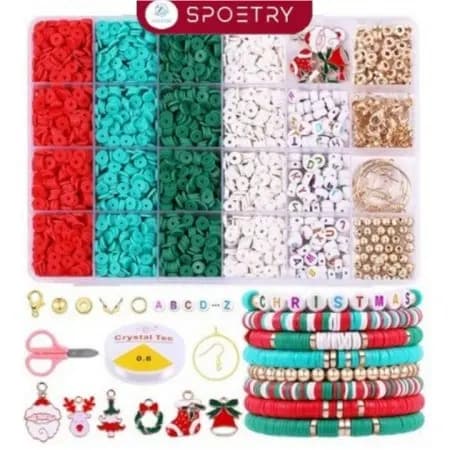 Kit de DIY joias Ornament Infantil Caixa de Jóias Maleta Completa DIY Pulseiras de orelhas Materiais