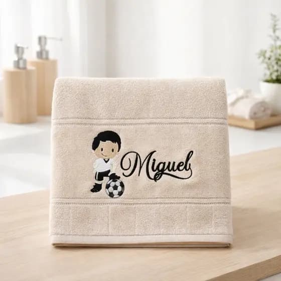 Toalhas de Boca Personalizada Lavabo Bordada Dohler com nome bebê