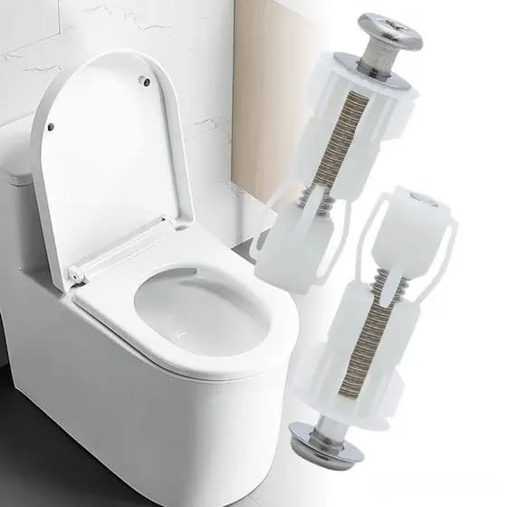 2 peças parafuso de fixação de assento de vaso sanitário Universal parafuso de expansão de assento de vaso sanitário con