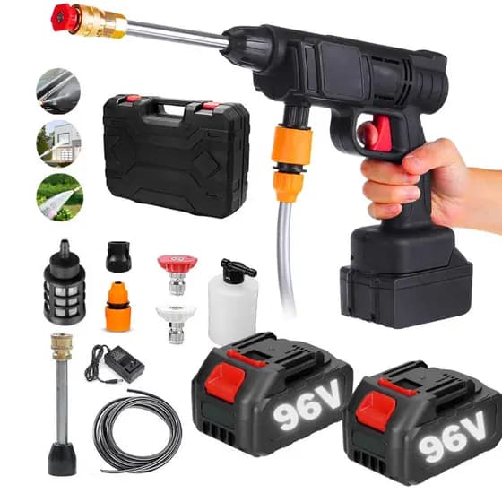 Lavadora de Alta Pressão Bivolt Portátil Profissional Sem Fio Recarregável Original - Envio Imediato