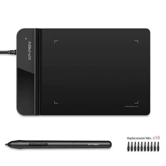 Mesa Digitalizadora Xp-pen G430s Ultra Fina Caneta 8192 Níveis Alta Precisão