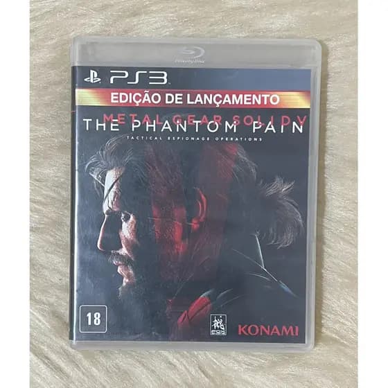 Metal Gear solidv The Phantom pain Edição de Lançamento Midia Fisica PS3