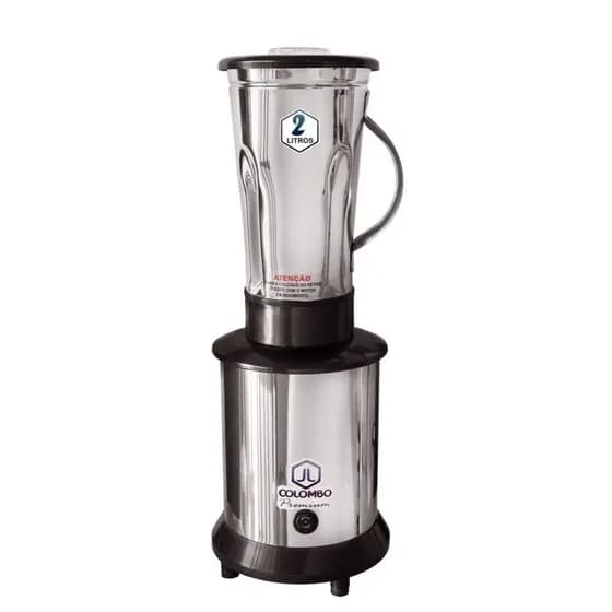 Liquidificador Industrial 2L Baixa Rotação 3500rpm Bivolt JL Colombo = Oferta