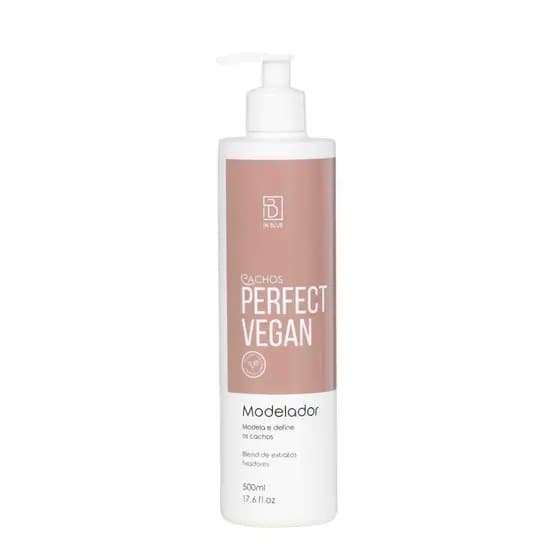 Modelador de Cachos Perfect Vegan InBlue 500ml Vegano para Cachos Definidos e Sem Frizz