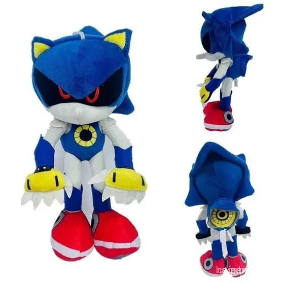 Novo Metal Sonic ultra-sônico Mouse ouriço Sonic menino brinquedo de pelúcia boneca Regional Sonic crianças presente
