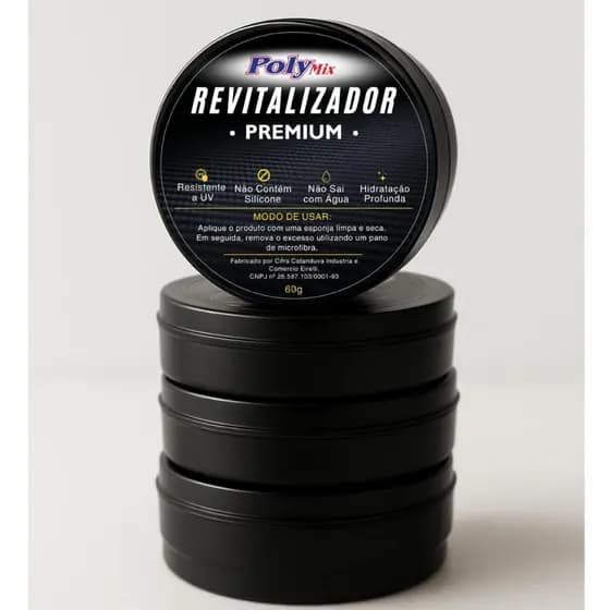 Cera Revitalizadora De Plástico, Para Choque, Couro