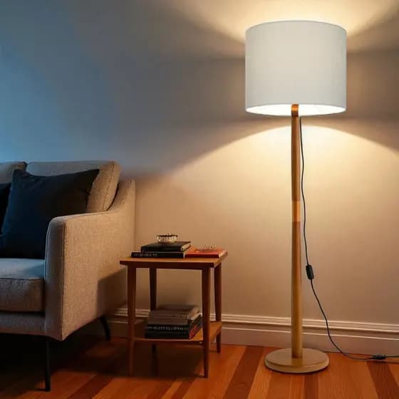 Luminaria de Chão Imperial Dmob 160 cm Acabamento em Cobre