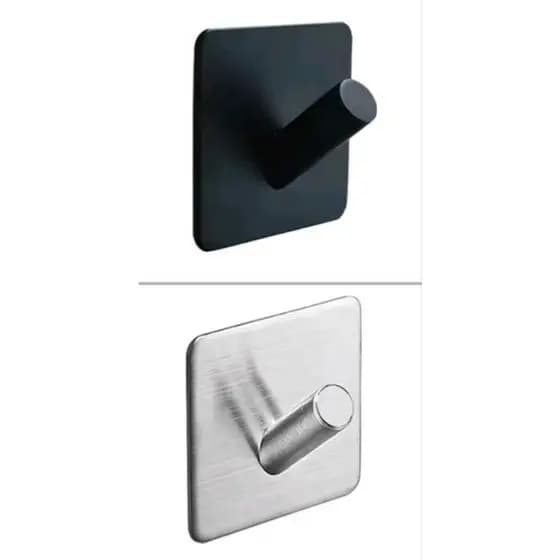 Kit 4 Ganchos Adesivo de Parede em Metal – Design Moderno e Alta Fixação