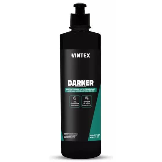 Preteador Darker Vintex Pretinho Limpa Pneus e Renova Brilho