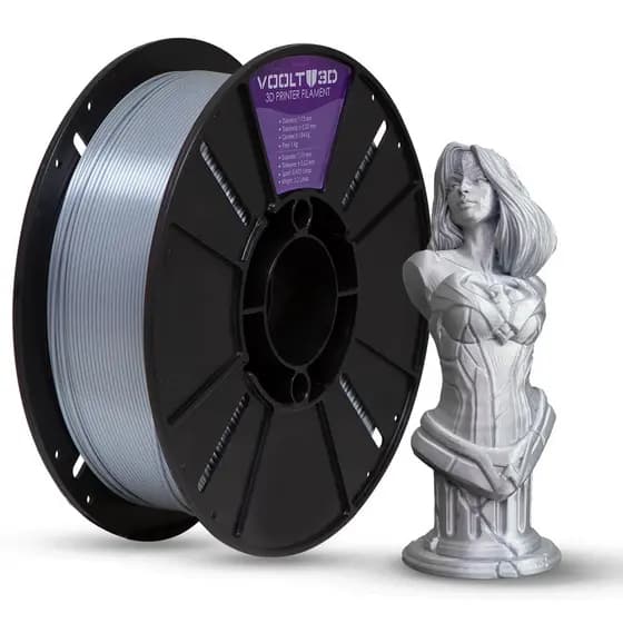 Filamento PLA Alumínio V-Silk - 1KG