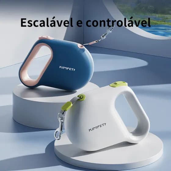 Trela para animais de estimação retrátil controlável seguro cão andando trela Cross-Border pronto estoque atacado trela