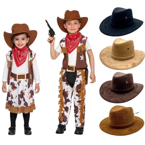 Chapéu Infantil Country Gusttavo Lima Rodeio Sertanejo Boiadeiro Quadrilha