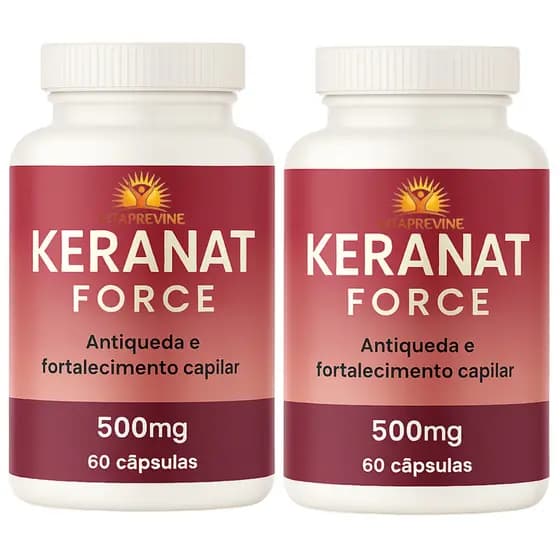 2x Keranat Force 60 cápsulas 500mg - Original | Envio Imediato