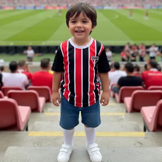 Camiseta São Paulo Infantil Oficial Braziline Change