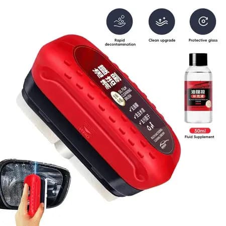 Escova de limpeza de filme de óleo de vidro de carro 120ml Caixa Colorido Armazenamento Conveniente GA-331