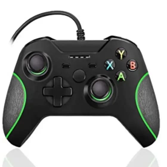 Controle Compatível para Xbox One S Com Fio Usb Joystick Pc Gamer (Obs Sem caixa)
