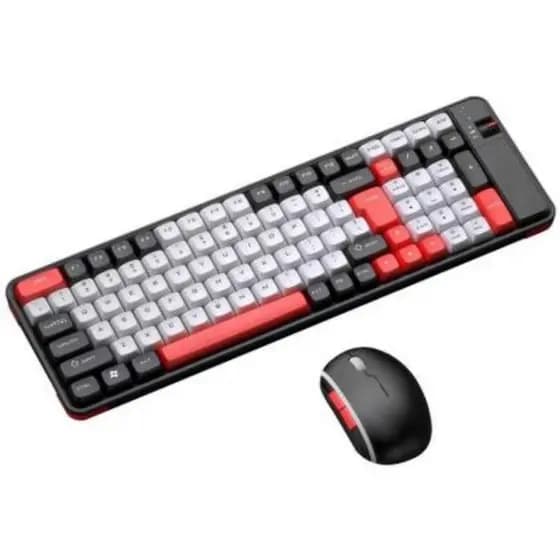 Kit Teclado + Mouse Bluetooth Wireless 2.4 Ghz KP-TE129 Recarregável