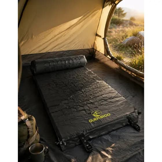 Colchonete Autoinflável Guepardo Smart 183x60x3cm Isolante Térmico Camping Trilha Barraca Bolsa
