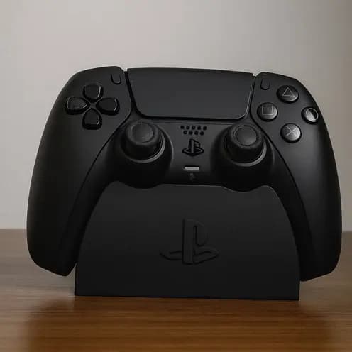 Suporte de Controle PS5 DualSense Gamer Organizador para Mesa Setup Estação de Jogos Ideal para Console e PC
