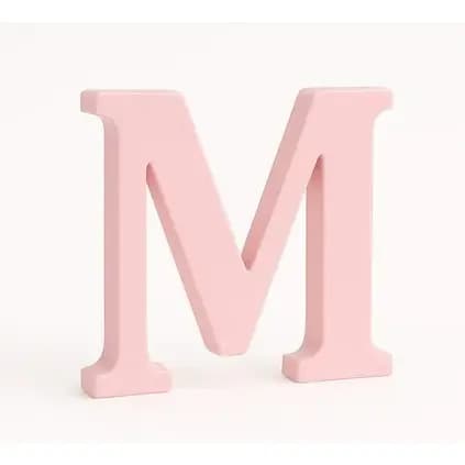 Letra decorativa avulsa chá de bebê, festas, decoração - impressão 3D - 20 CM