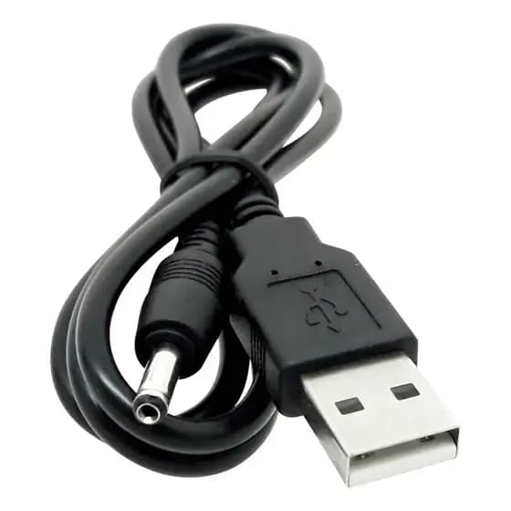 Cabo USB de Alimentação e Energia DC 3,5mm para Caixa de Som / Hub USB / Cacto Dançante