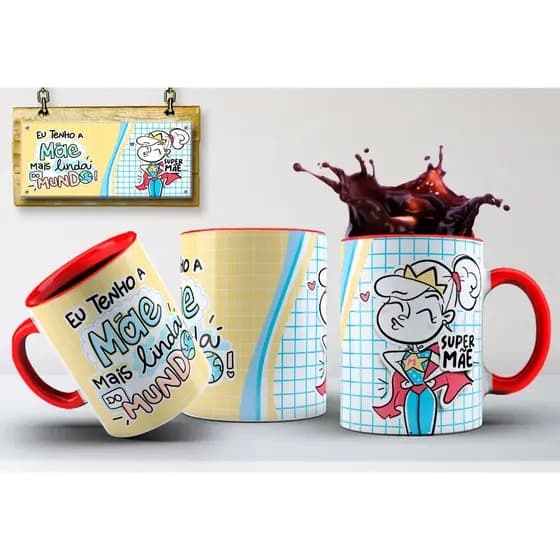 Caneca Dia das Mães Cute Part 2