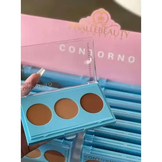 Paleta de Contorno 3 CORES PhálleBeauty PH0320