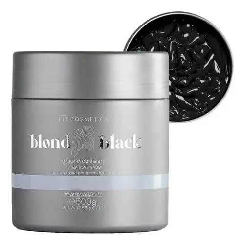 Máscara Matizadora Blond Black Cinza Platinado Fit Cosmetics