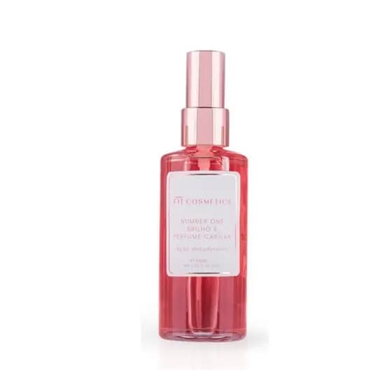 Perfume Cabelo Corporal Brilho Number One Fit Cosmetics 60ml