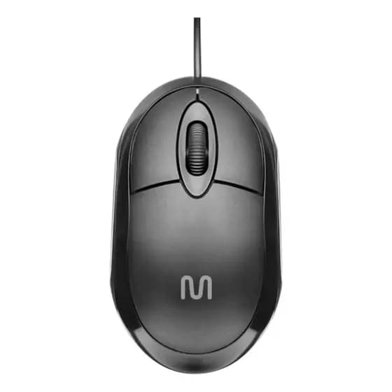 Mouse Classic Box Óptico Usb 1200dpi Preto Multilaser Mo300