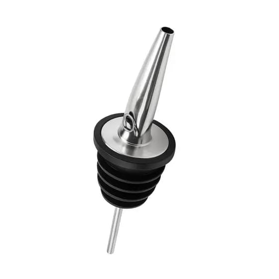 Bico Dosador Inox Profissional Para Garrafa De Azeite Whisky Vodka E Drinks