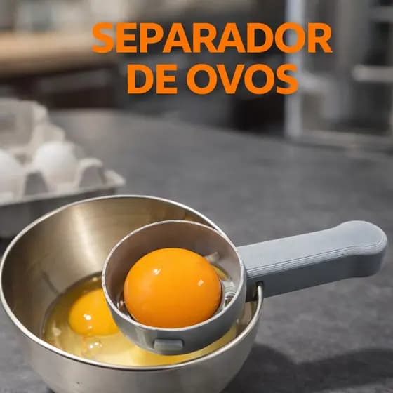 Separador de Gema e Clara de Ovo – Reforçado e segura