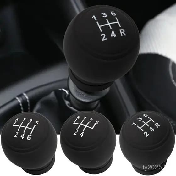 Capa de Silicone para Manopla de Câmbio de Carro Universal Redonda 5/6 Velocidades Acessórios Decorativos