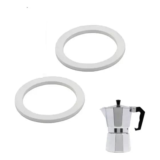 Kit 2 Borrachas Anel De Vedação Cafeteira Italiana 3 Cafés