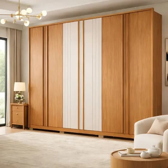 Guarda-Roupa Casal 6 Portas 4 Gavetas Mozart Caemmun