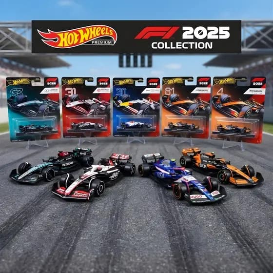 Hot Wheels Formula 1 2025 Premium - Unitário - Escolha Seu Carro