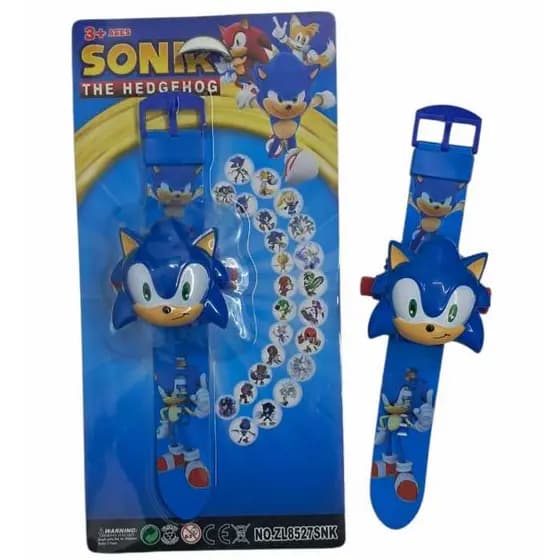 Relógio Projetor Sonic Projeta Imagens Incríveis no Teto e Parede Deixando sua Bricadeira Ainda Mais Divertida