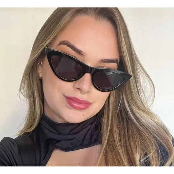 "Óculos Feminino Gatinho Arlequina | Lentes Polarizadas 2025 | Redutor UVA/UVB